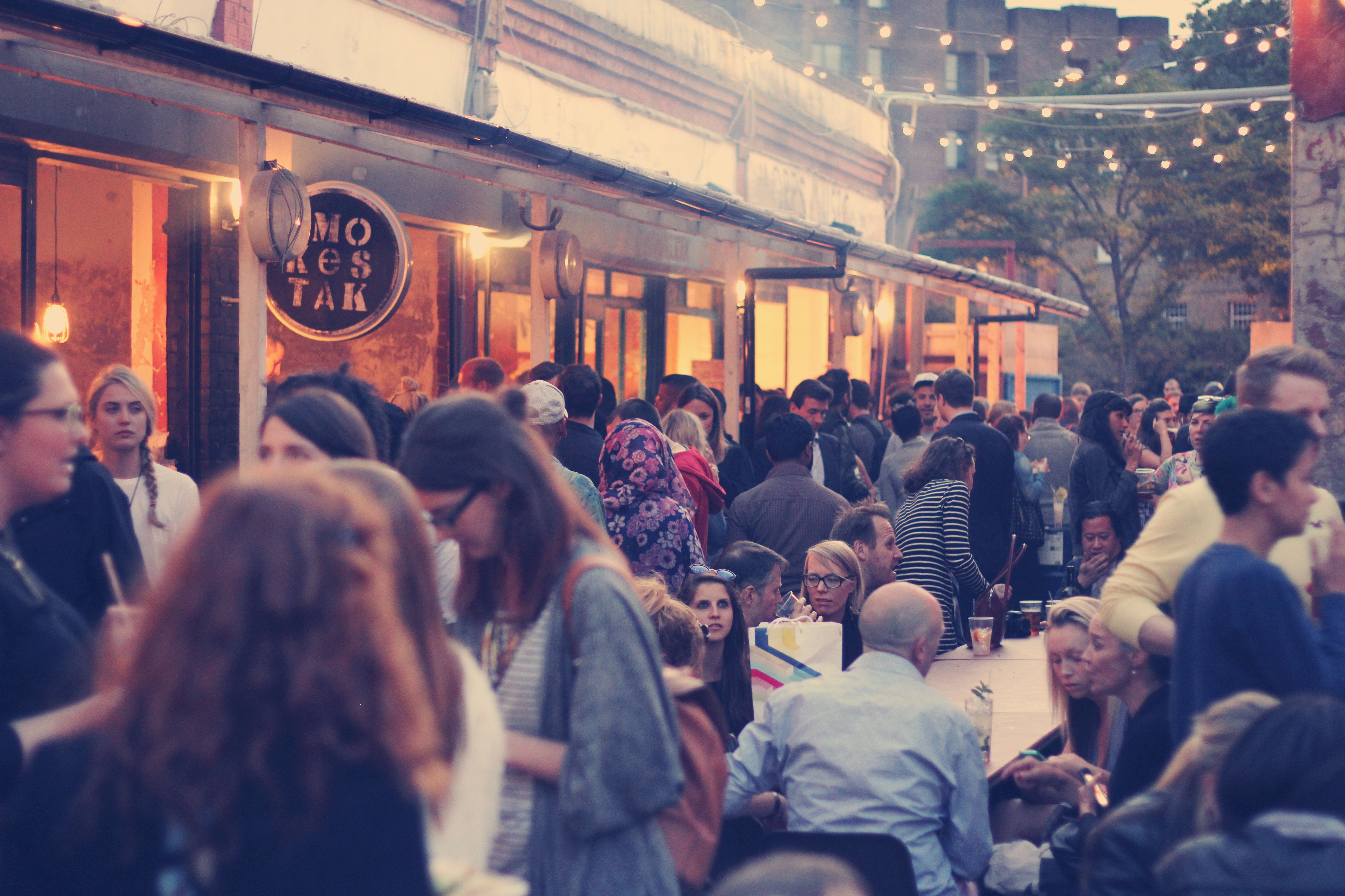 Drinking in the open air